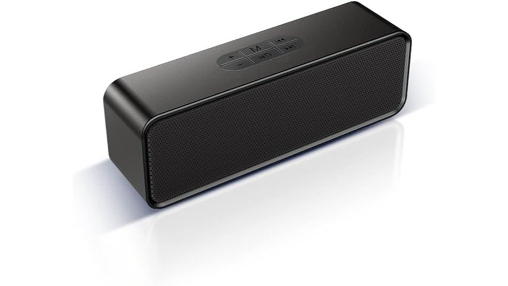 portable bluetooth speaker with ipx5 12h tf card mic