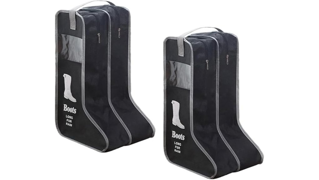 portable boots storage bag 2 pack