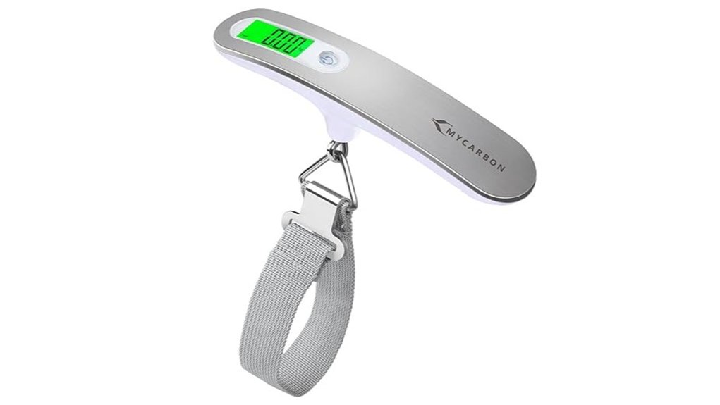 portable digital luggage scale with backlit
