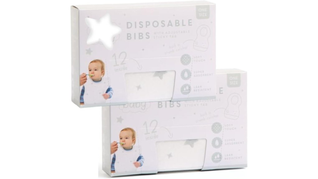 premium disposable baby bib bundle