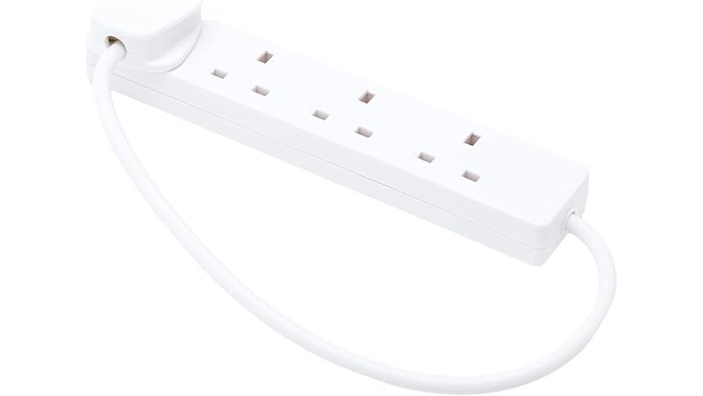 pro elec 4 gang extension lead