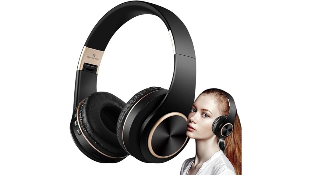 rechargeable foldable noise canceling headphones