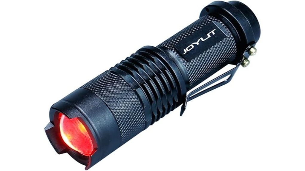 red light mini tactical flashlight