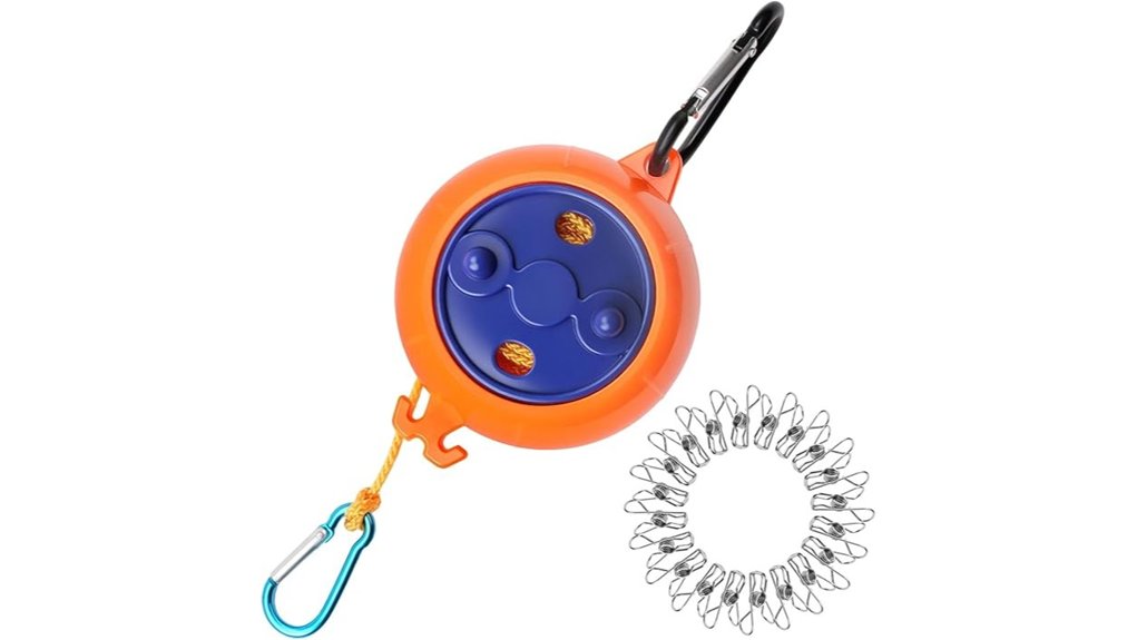 retractable 10m clothesline with pegs