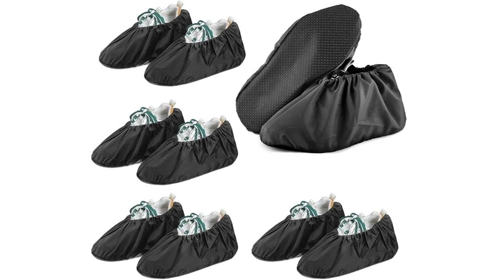 reusable overshoes with non slip soles