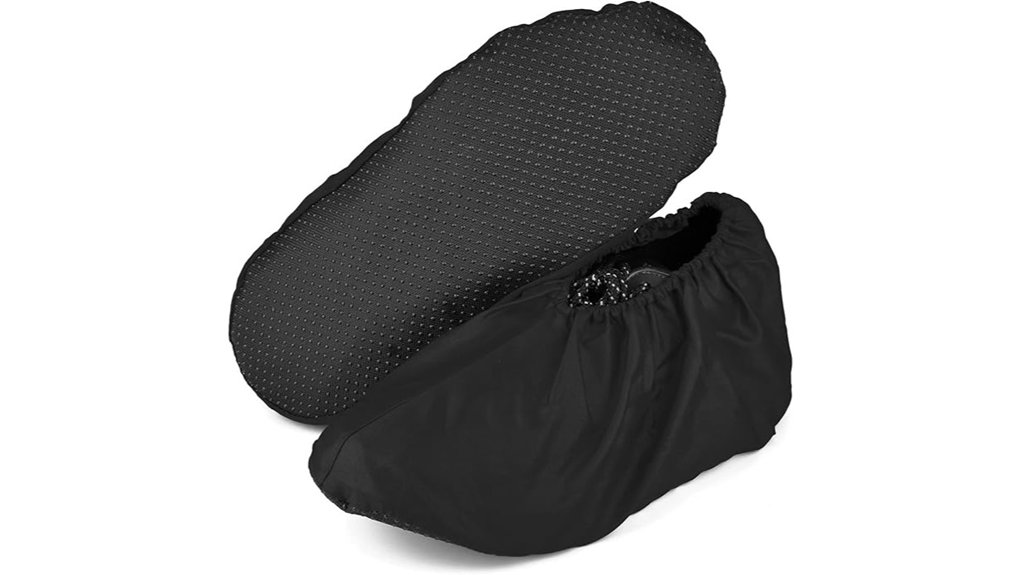 reusable shoe covers with non slip waterproof overshoes