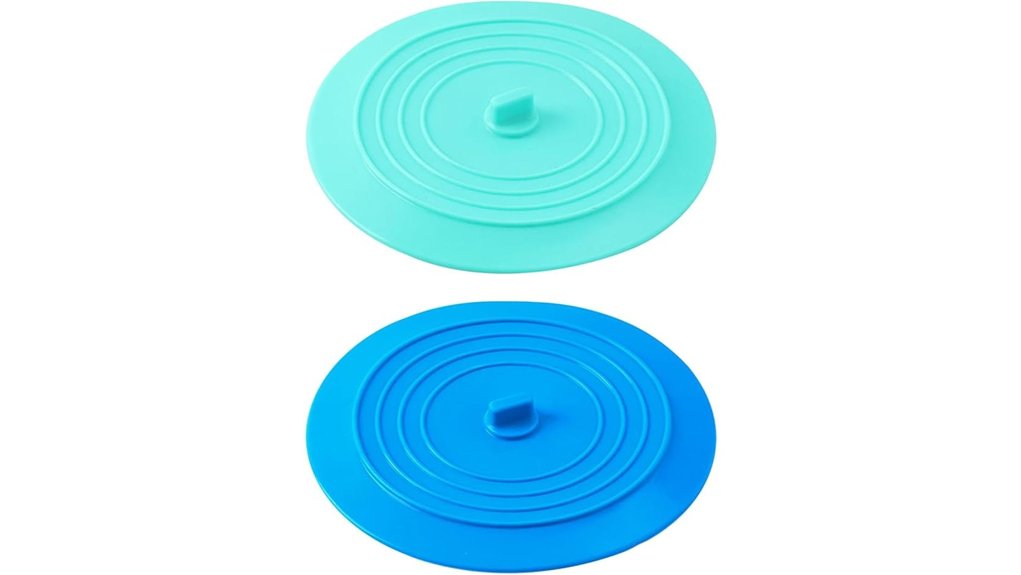 reusable silicone drain stopper for universal bath drain