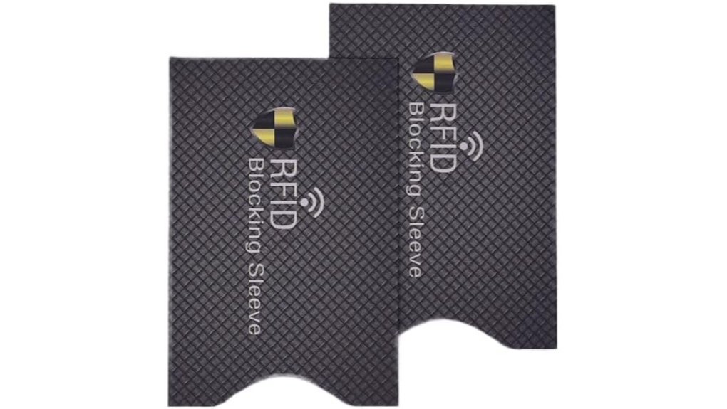 rfid blocking card sleeves