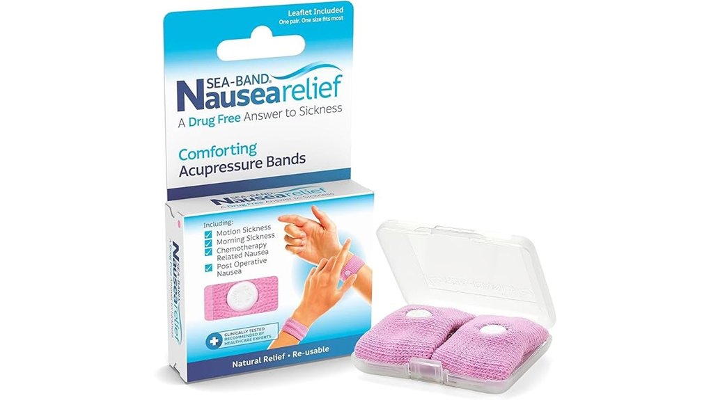 sea band travel sickness wristbands