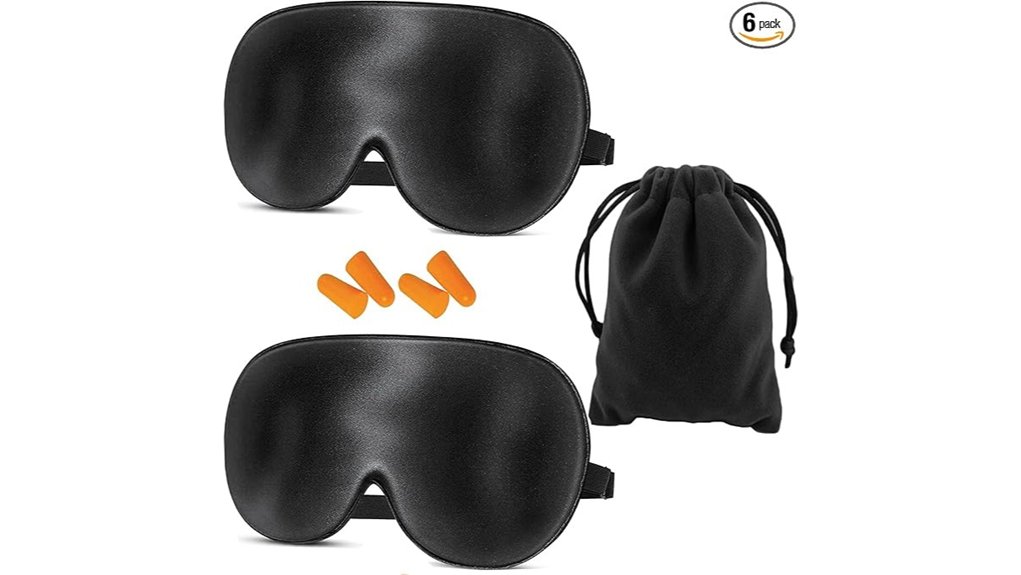 silk sleep mask pair