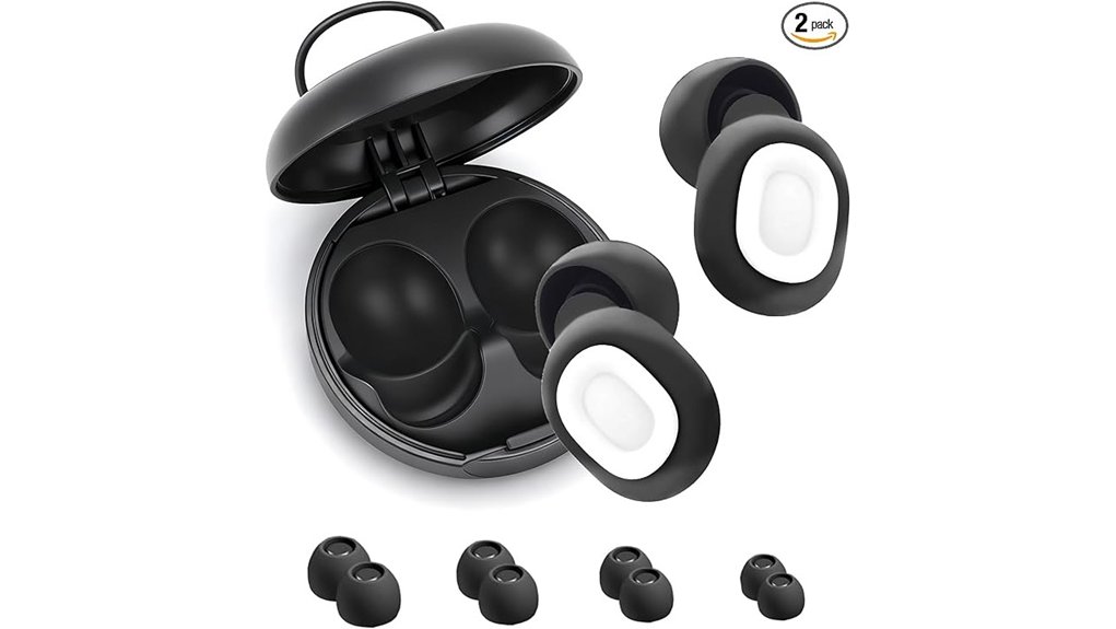sleep ear plugs 45db 8 sizes case