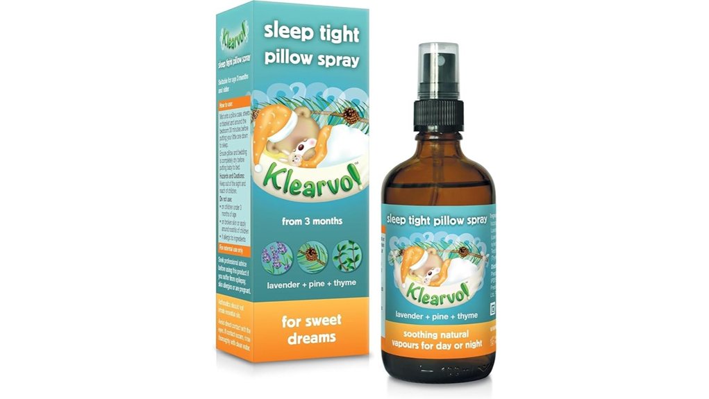 sleep tight pillow spray focused calmness