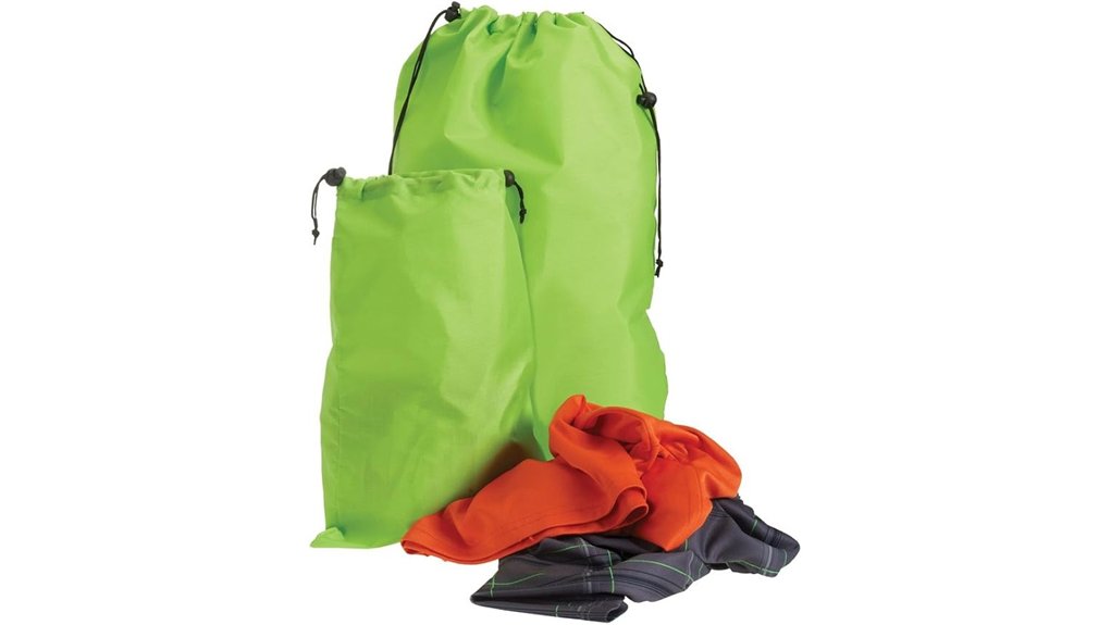 smooth trip neat n fresh travel laundry bags green