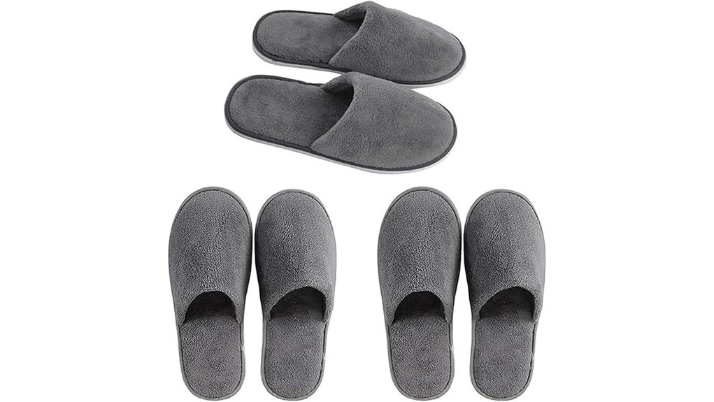 soft coral velvet slippers