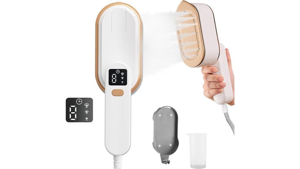 steam iron travel steamer lcd screen