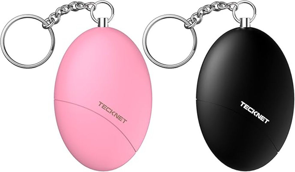 tecknet 140db personal alarm