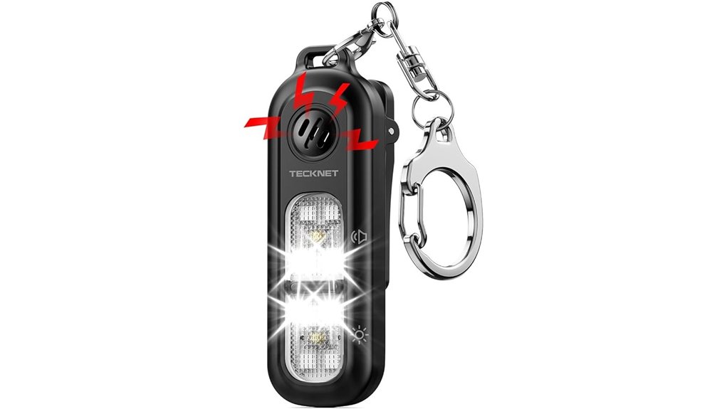 tecknet alarm with sos light