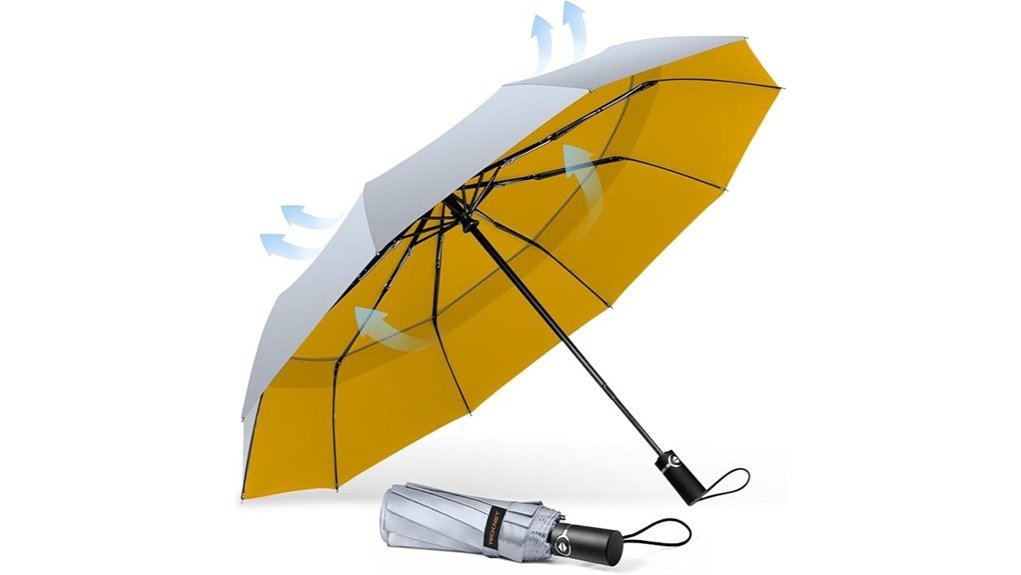 tecknet windproof compact umbrella