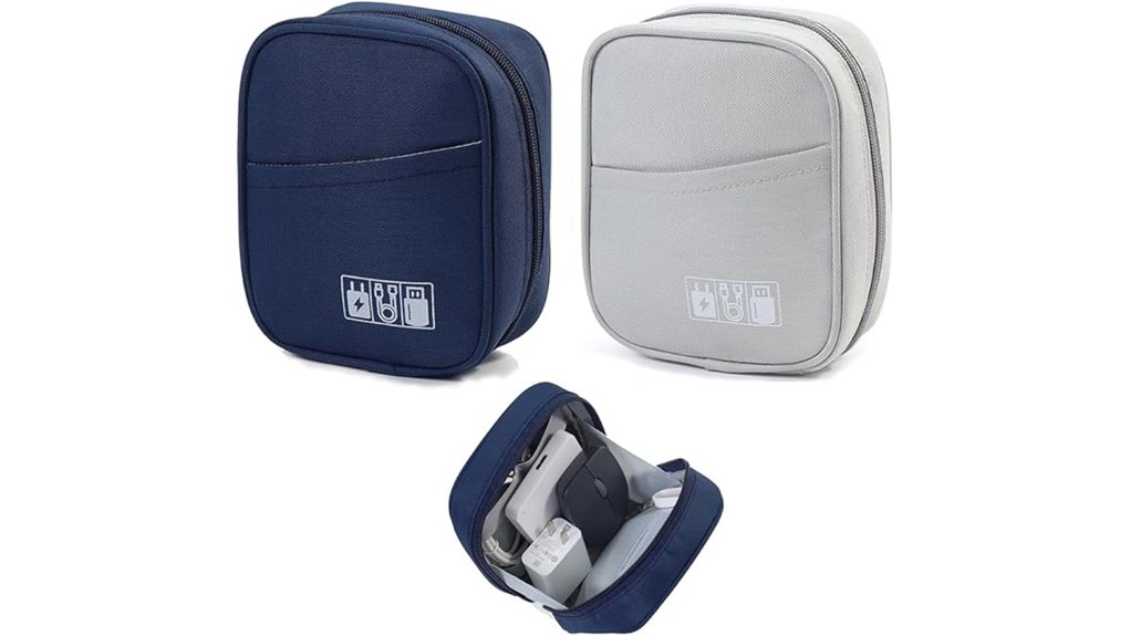 travel electronics organizer bag set