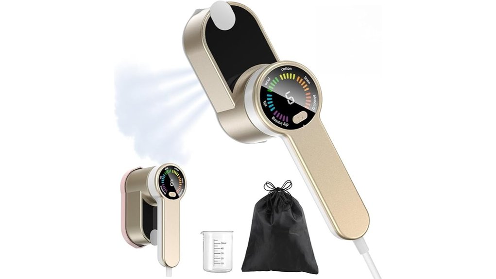 travel iron handheld steamer with led screen