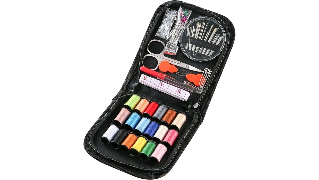 travel mini sewing kit with 70 supplies