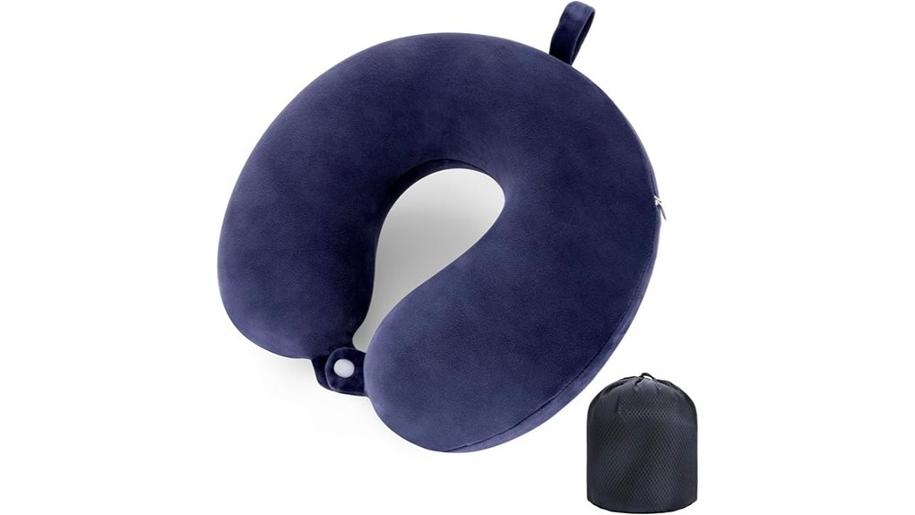 travel pillow memory foam navy