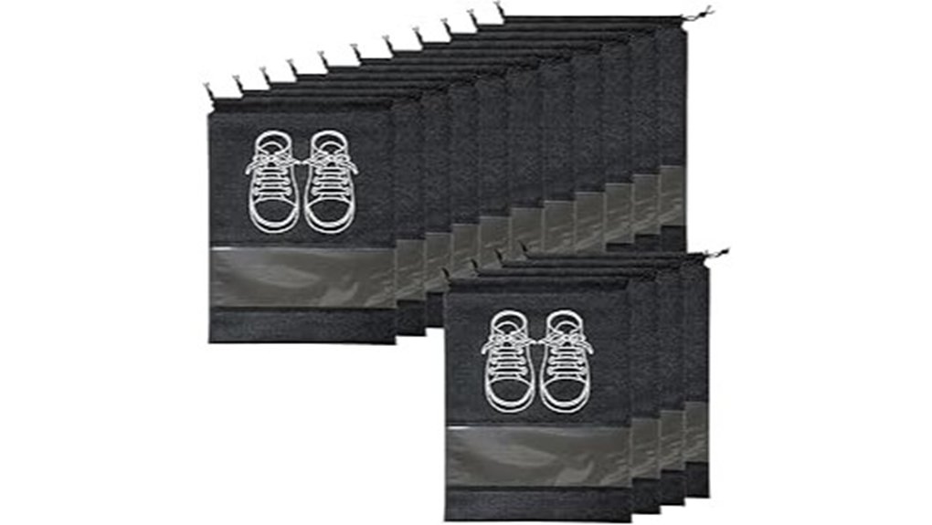 travel shoe bag with slot