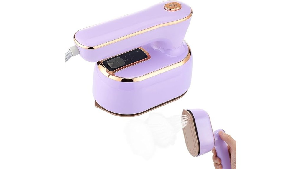 travel steam iron 1090w foldable mini steamer
