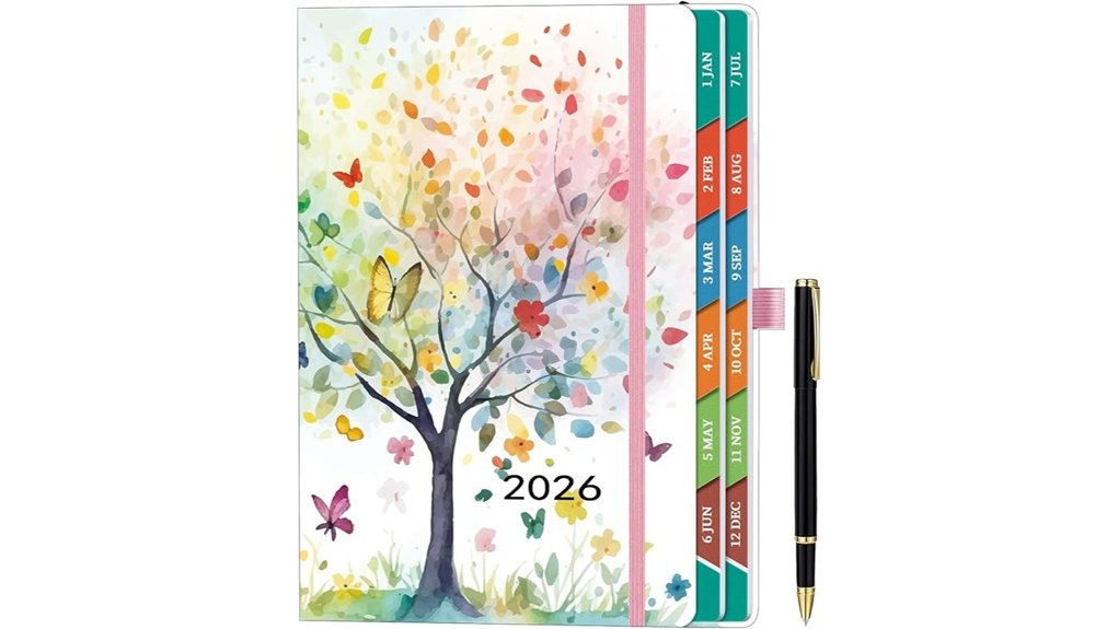 tree of life daily planner with tabs
