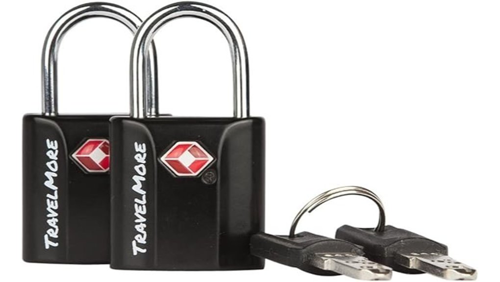 tsa approved suitcase locks 2 pack