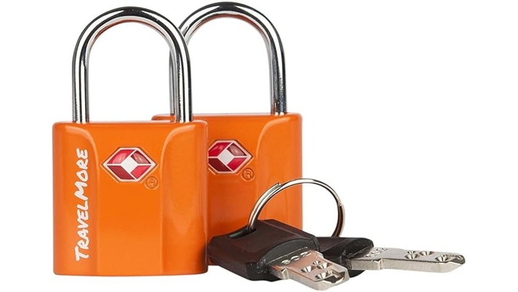 tsa approved suitcase padlocks 2 pack