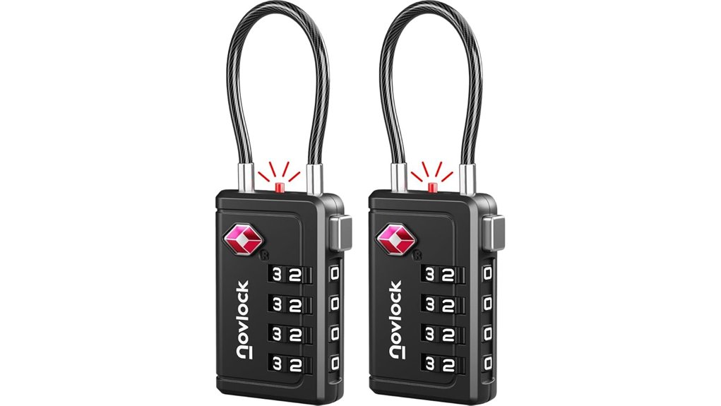 tsa luggage locks two pack