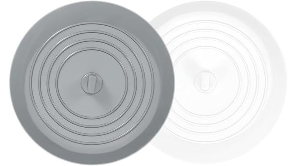 two pack 6 silicone drain stoppers