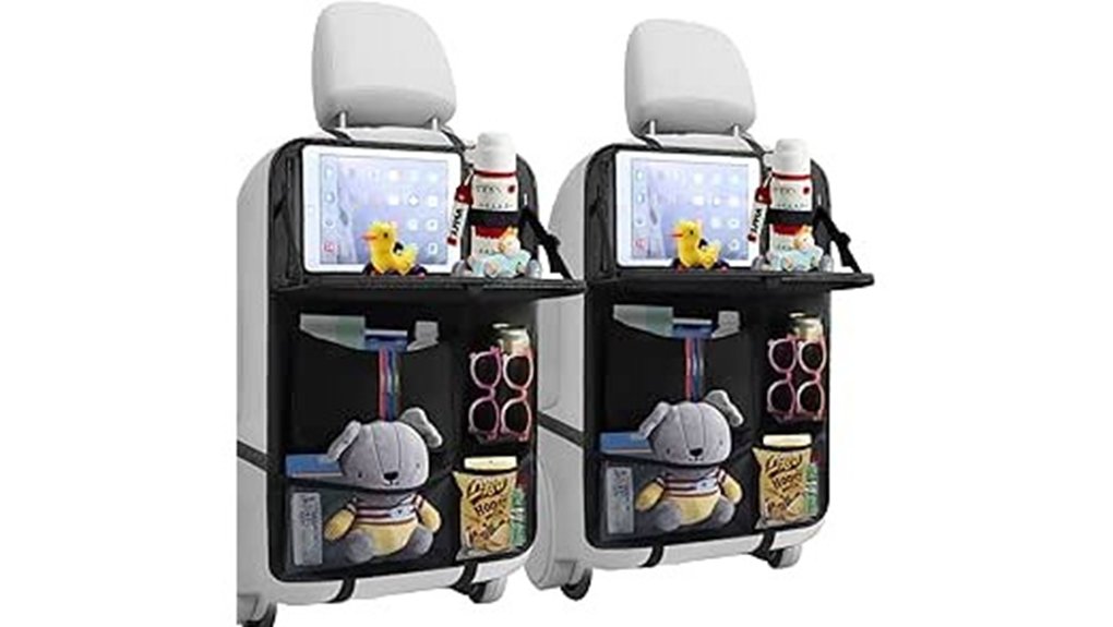 two pack car seat organizers