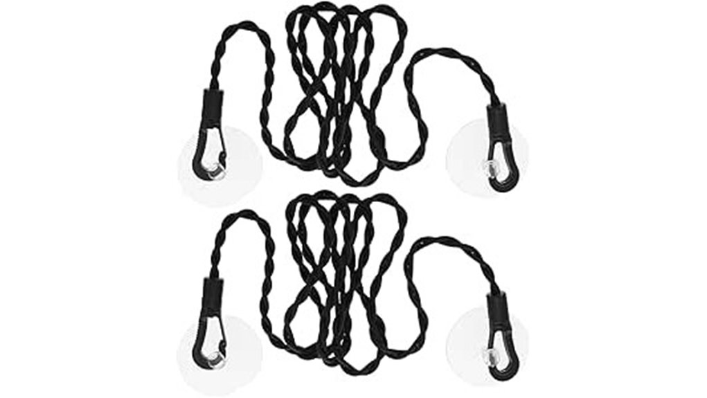 two pack travel clothesline with hooks