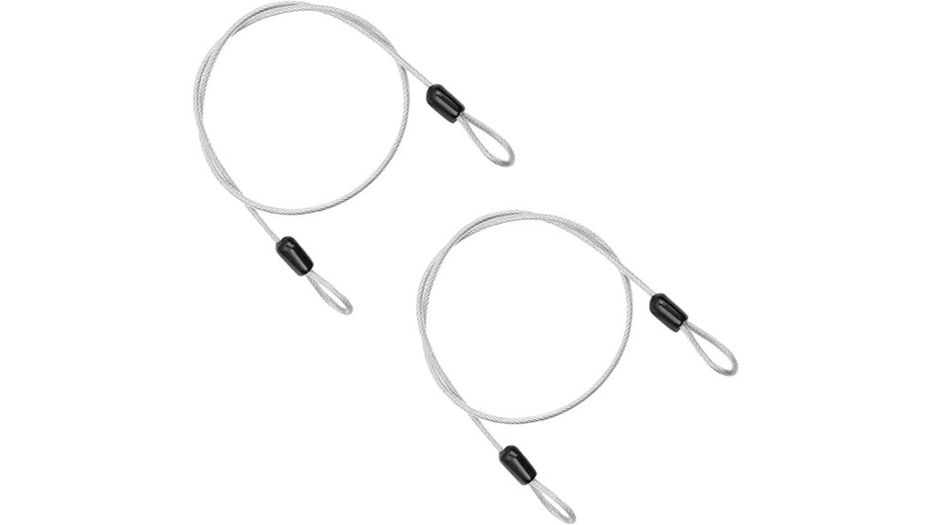 two pcs cable locks