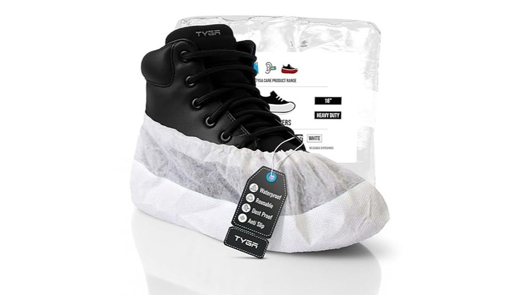 tyga waterproof reusable shoe covers
