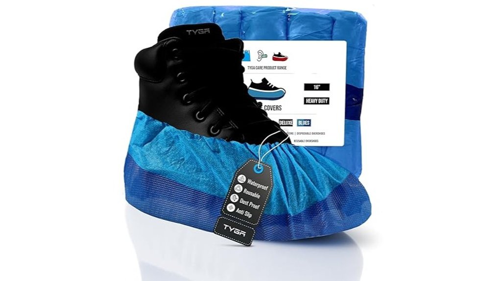 tyga waterproof reusable shoe covers