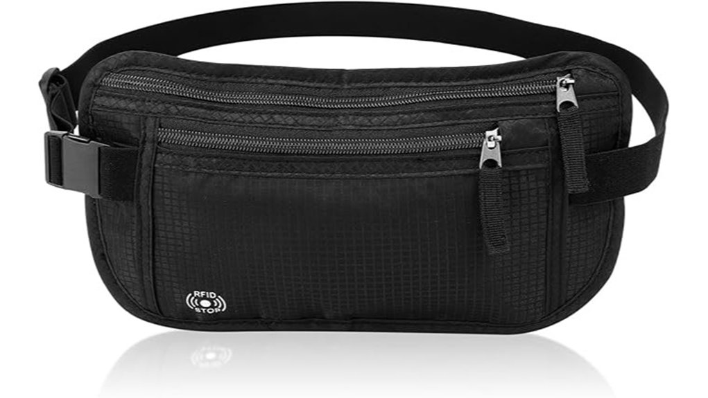 ultra slim rfid money belt
