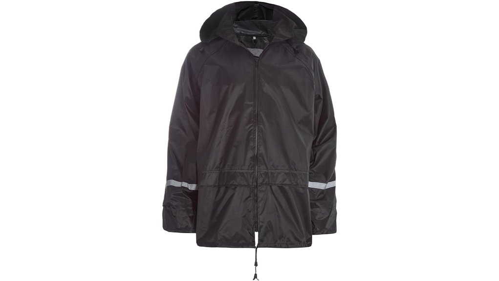 unisex waterproof breathable raincoat set