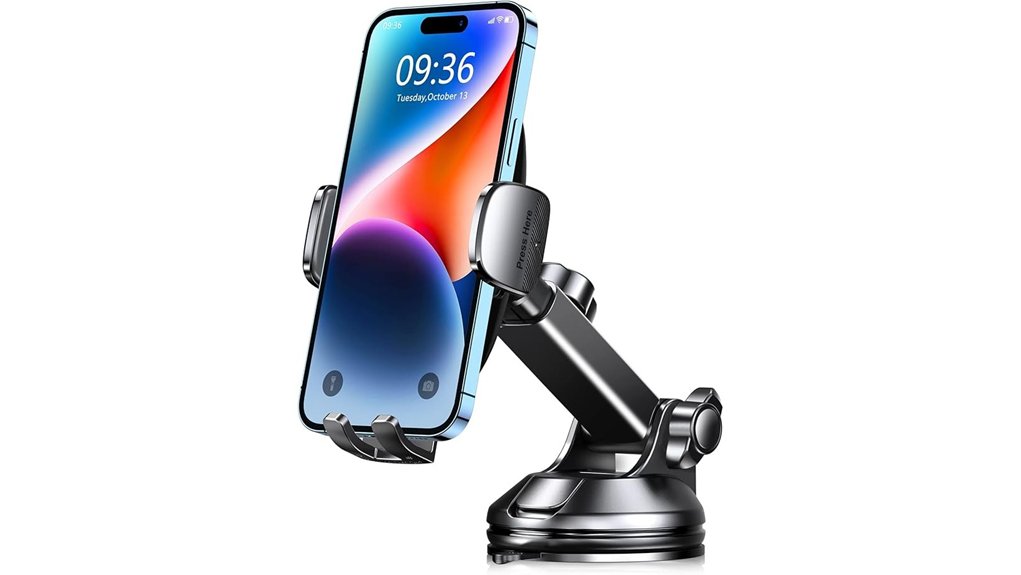 universal car phone holder with suction