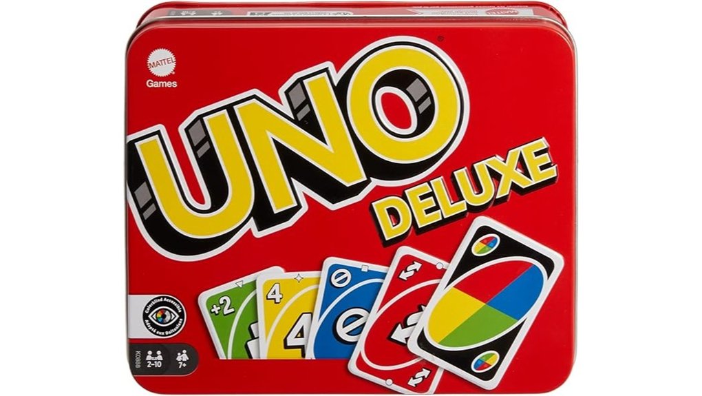 uno deluxe game for family