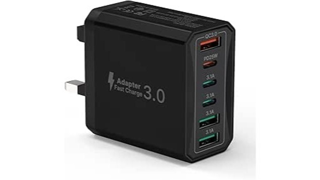usb c 6 port uk charger