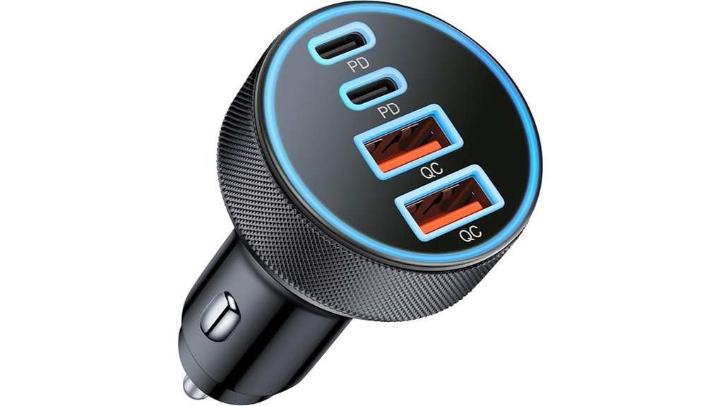 usb c car charger 90w pd pps