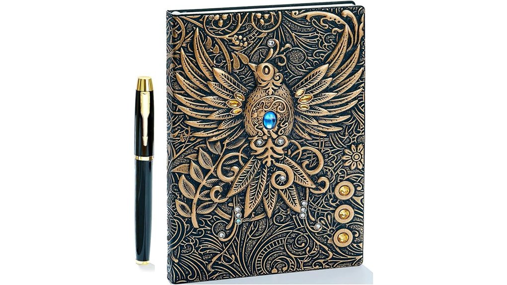 vintage 3d phoenix journal set