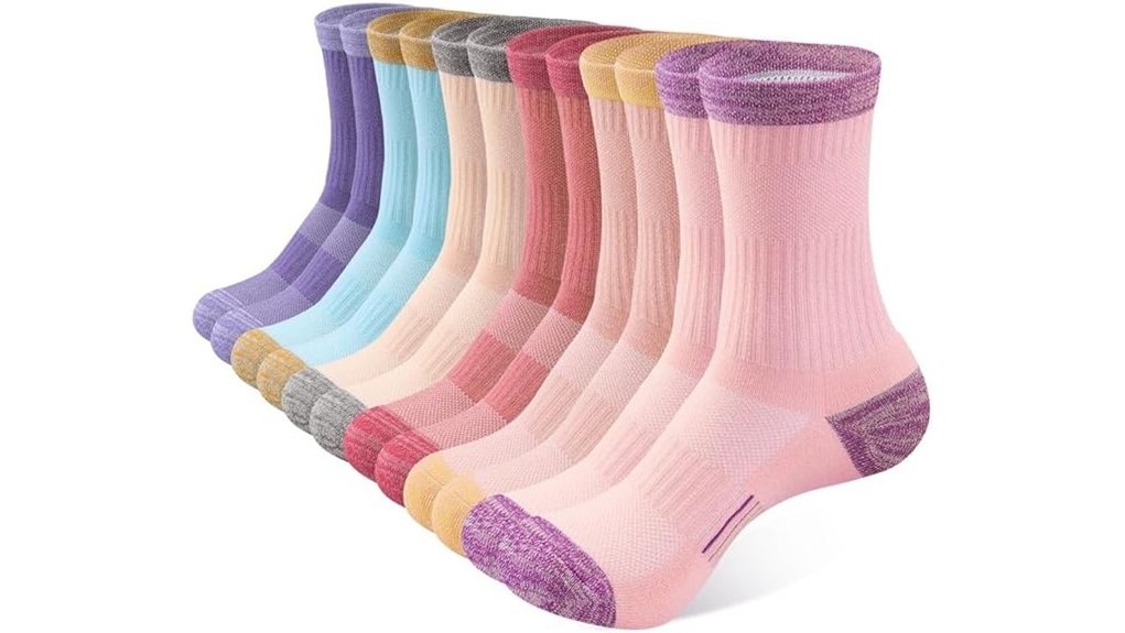 walking socks for women cushioned
