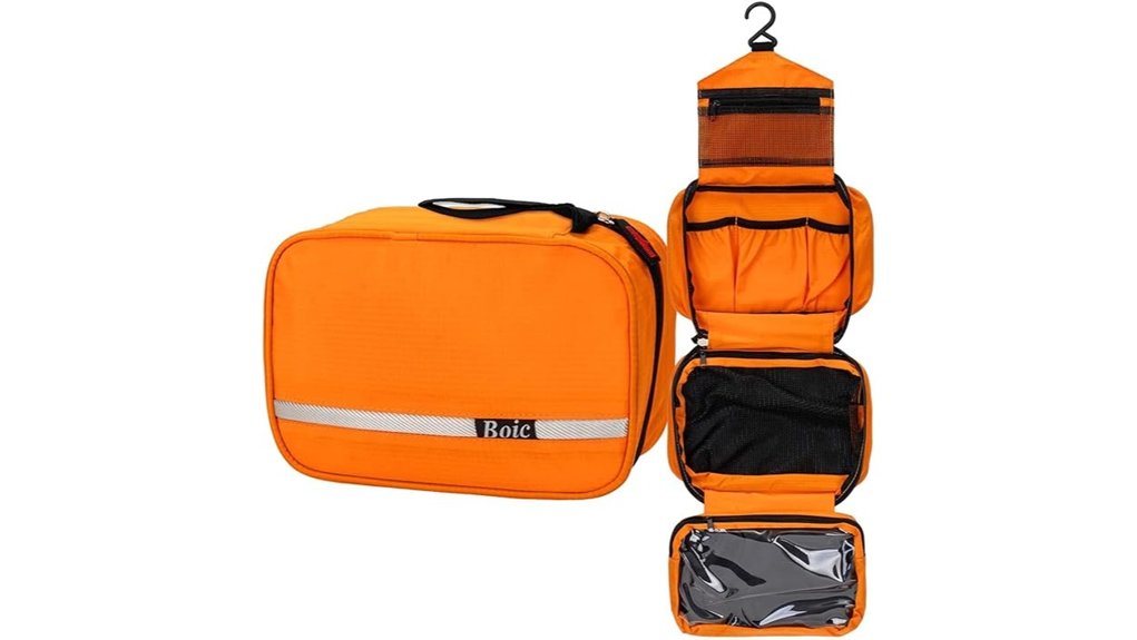 waterproof hanging toiletry bag