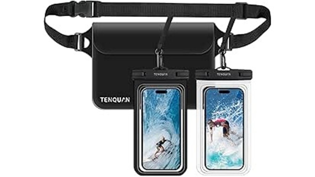 waterproof pouch with lanyard