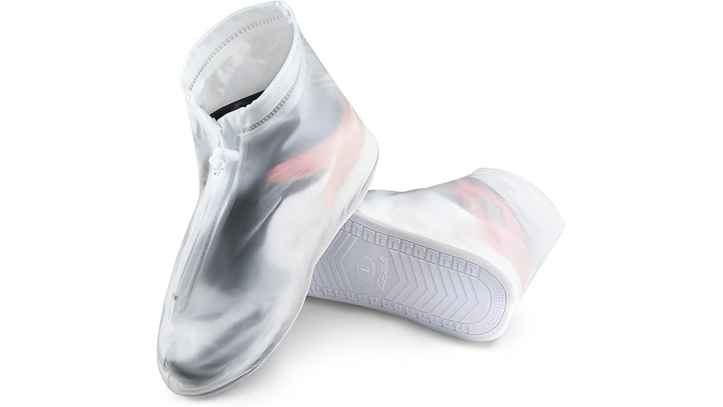 waterproof pvc overshoes outdoors