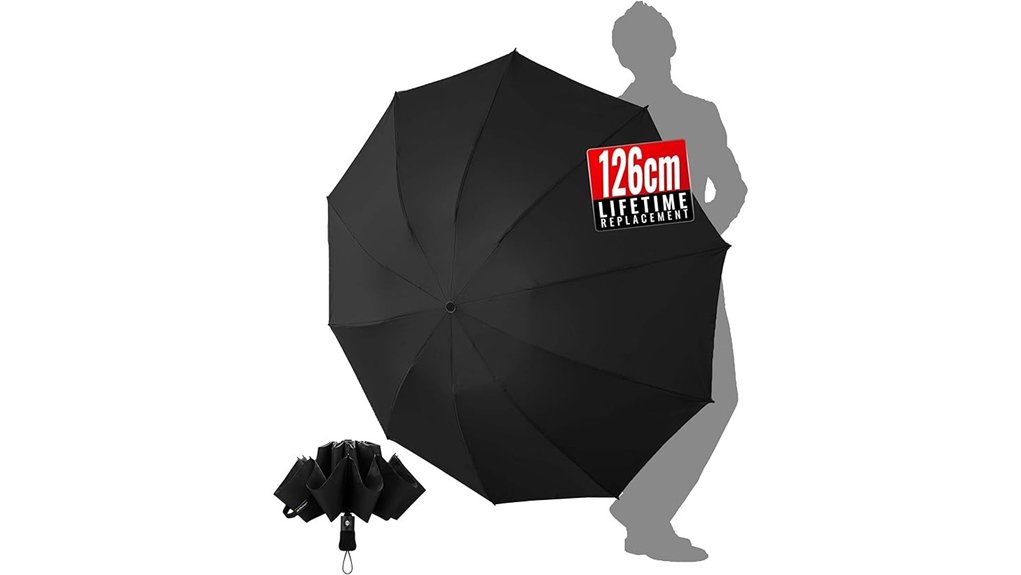 windproof automatic travel umbrella